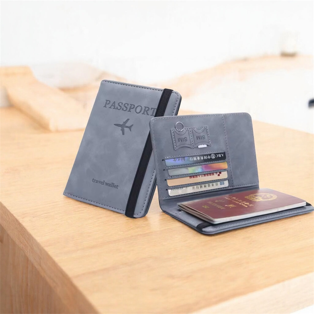 Porte-Passeport Sécurisé "SafePass"